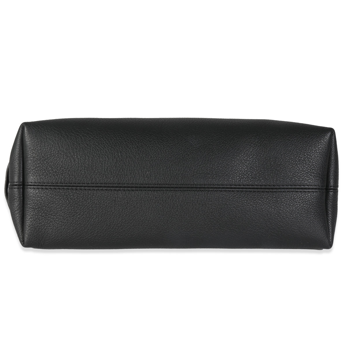 Black Grained Calf Leather Low Key Messenger