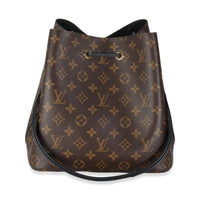 Black Monogram Canvas Neonoe MM