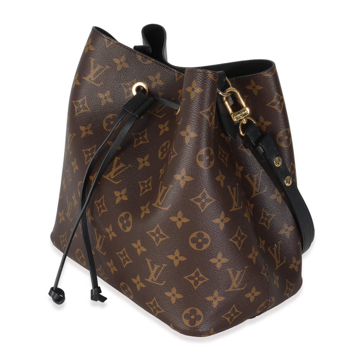 Black Monogram Canvas Neonoe MM