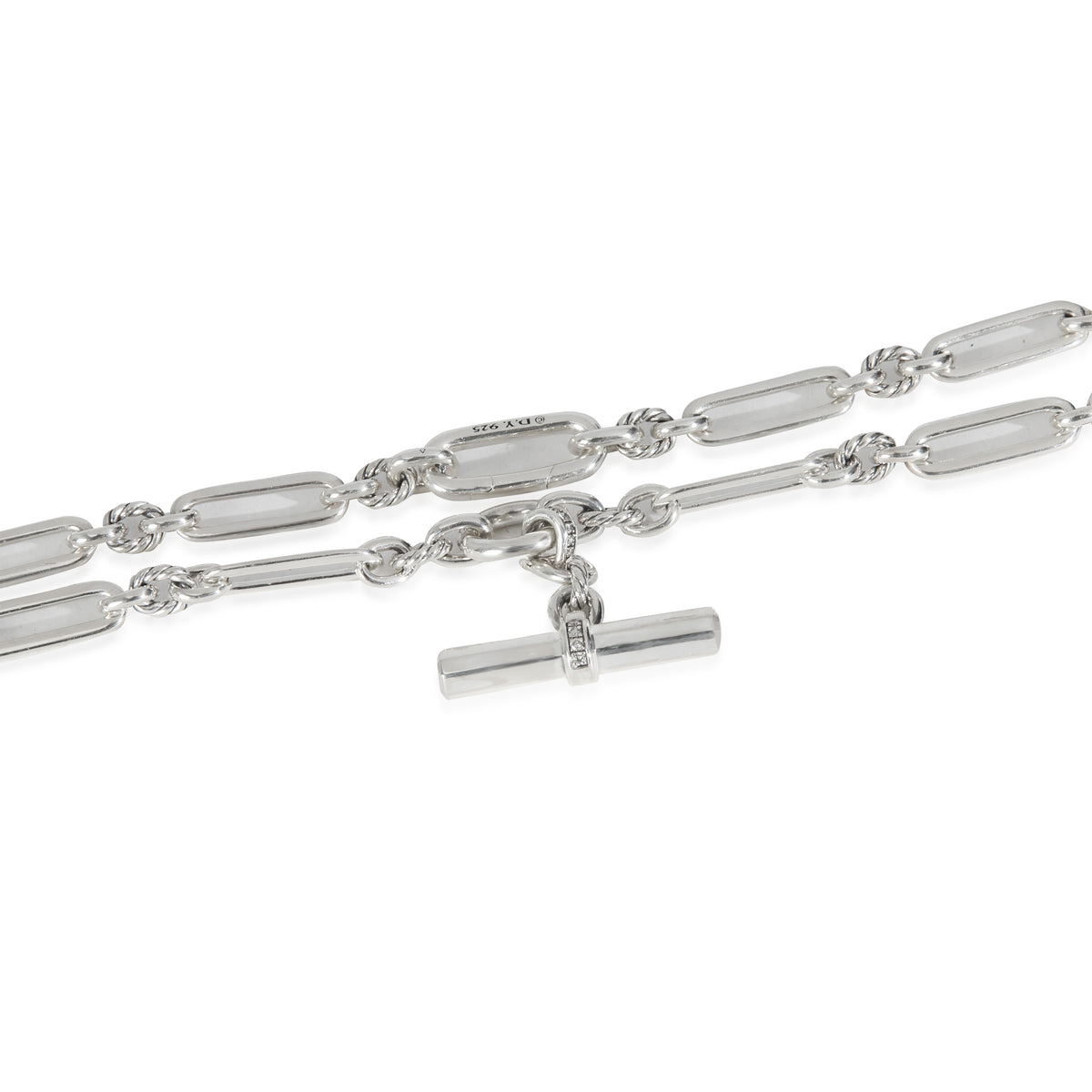 Sterling Silver Diamond Lexington Necklace