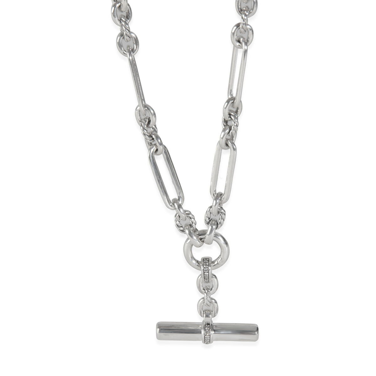Sterling Silver Diamond Lexington Necklace