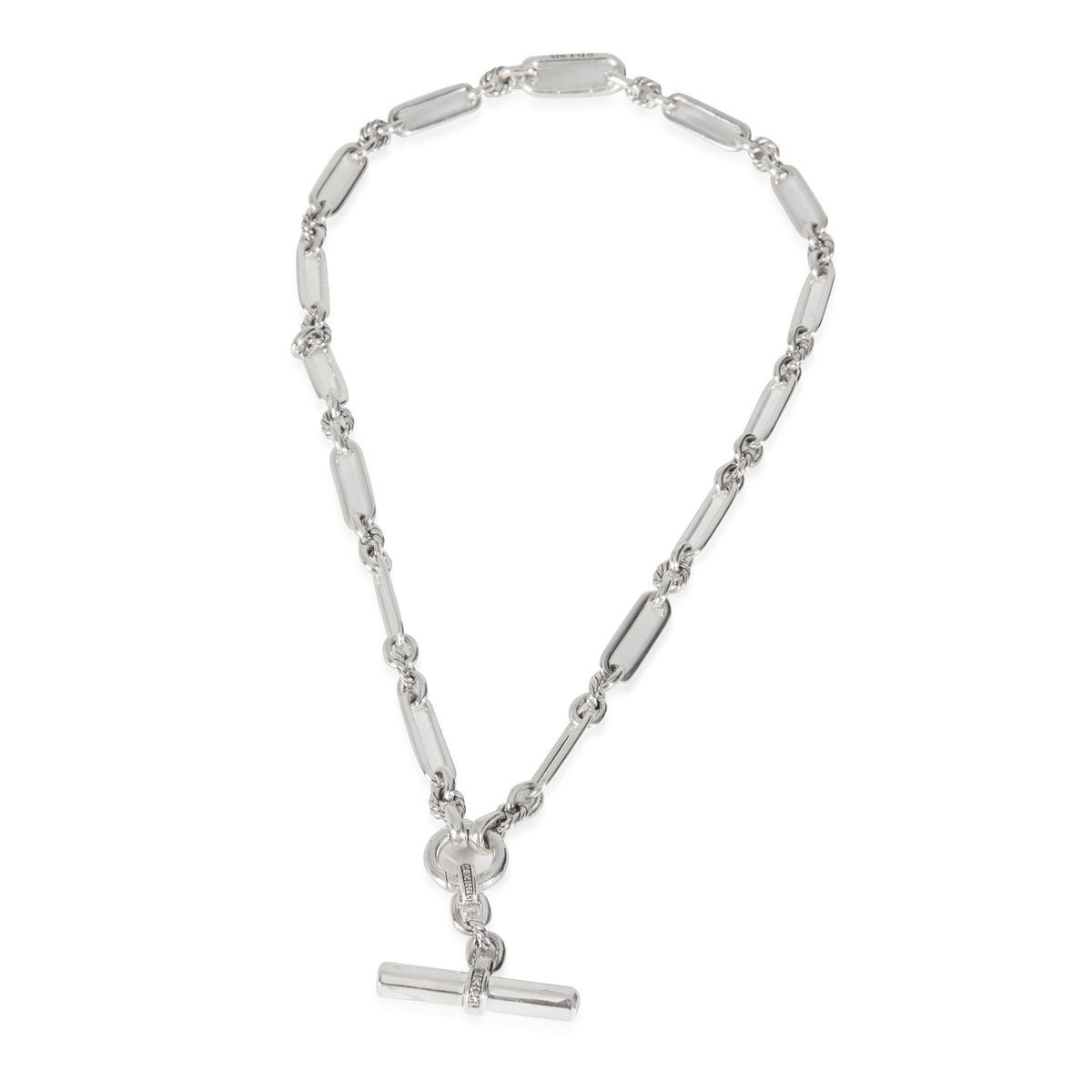 Sterling Silver Diamond Lexington Necklace