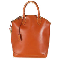 Caramel Calfskin Nomade Vertical Lockit