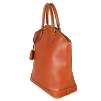 Caramel Calfskin Nomade Vertical Lockit
