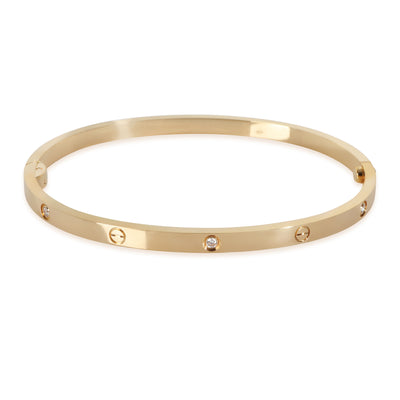 Yellow Gold Diamond Small Model Love Bracelet