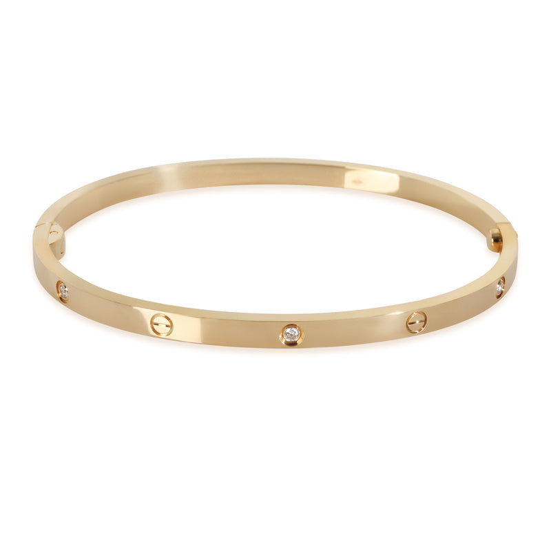 Yellow Gold Diamond Small Model Love Bracelet