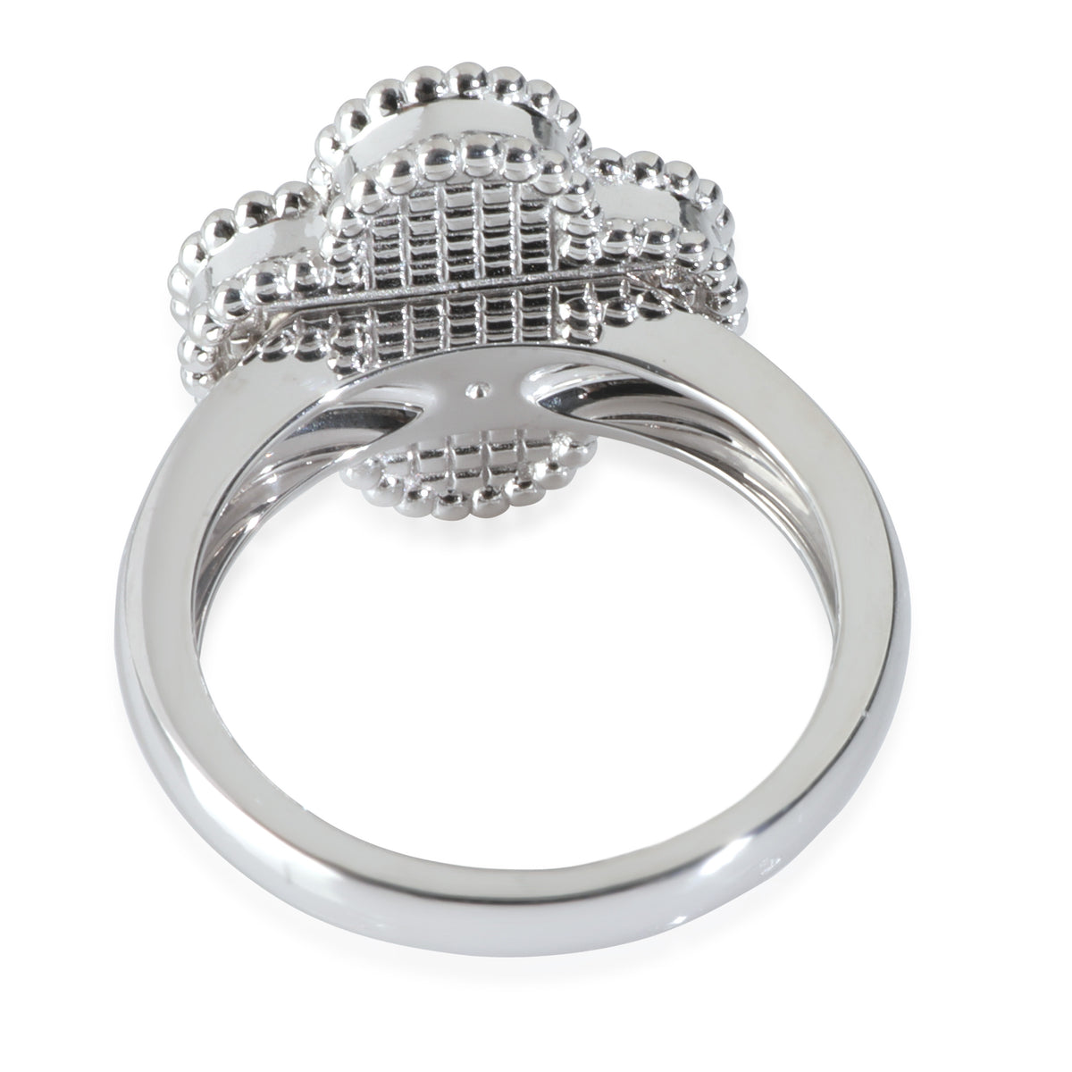 White Gold  Vintage Alhambra Ring