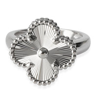 White Gold  Vintage Alhambra Ring