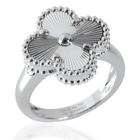 White Gold  Vintage Alhambra Ring