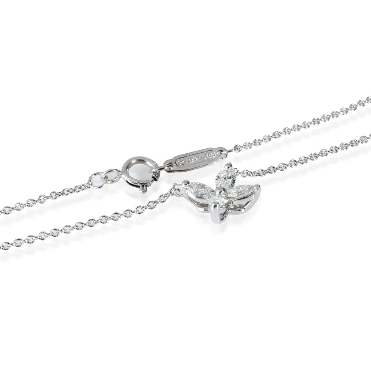 Platinum  Small Model Victoria Pendant