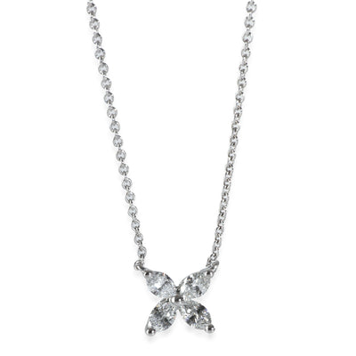 Platinum  Small Model Victoria Pendant