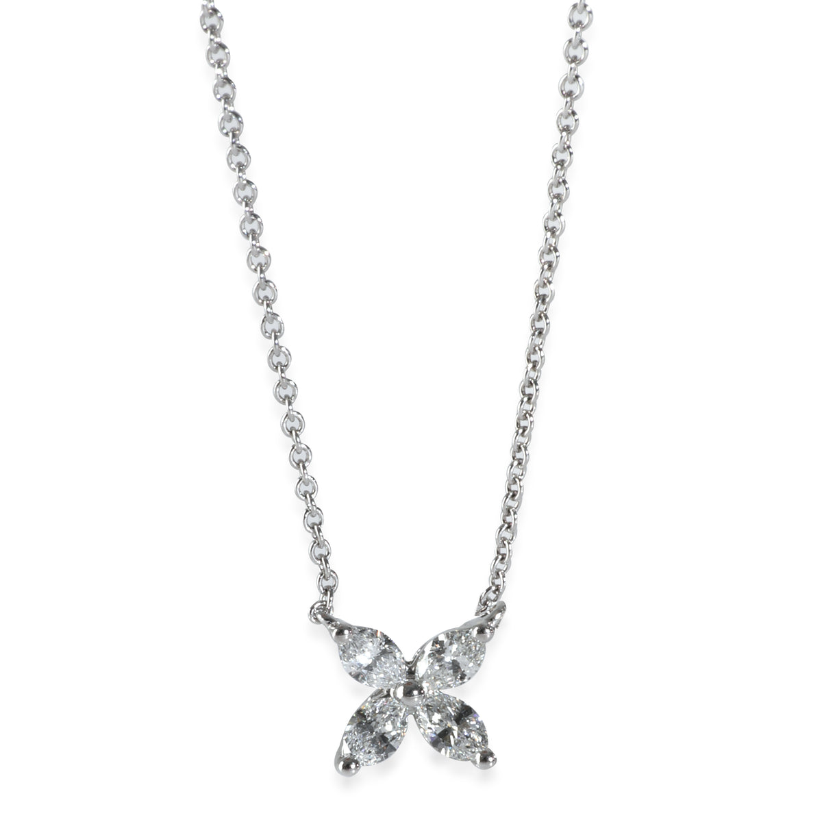 Platinum  Small Model Victoria Pendant