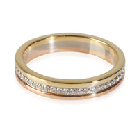 Cartier 3 Tone Gold Diamond Vendome Louis  Band bv