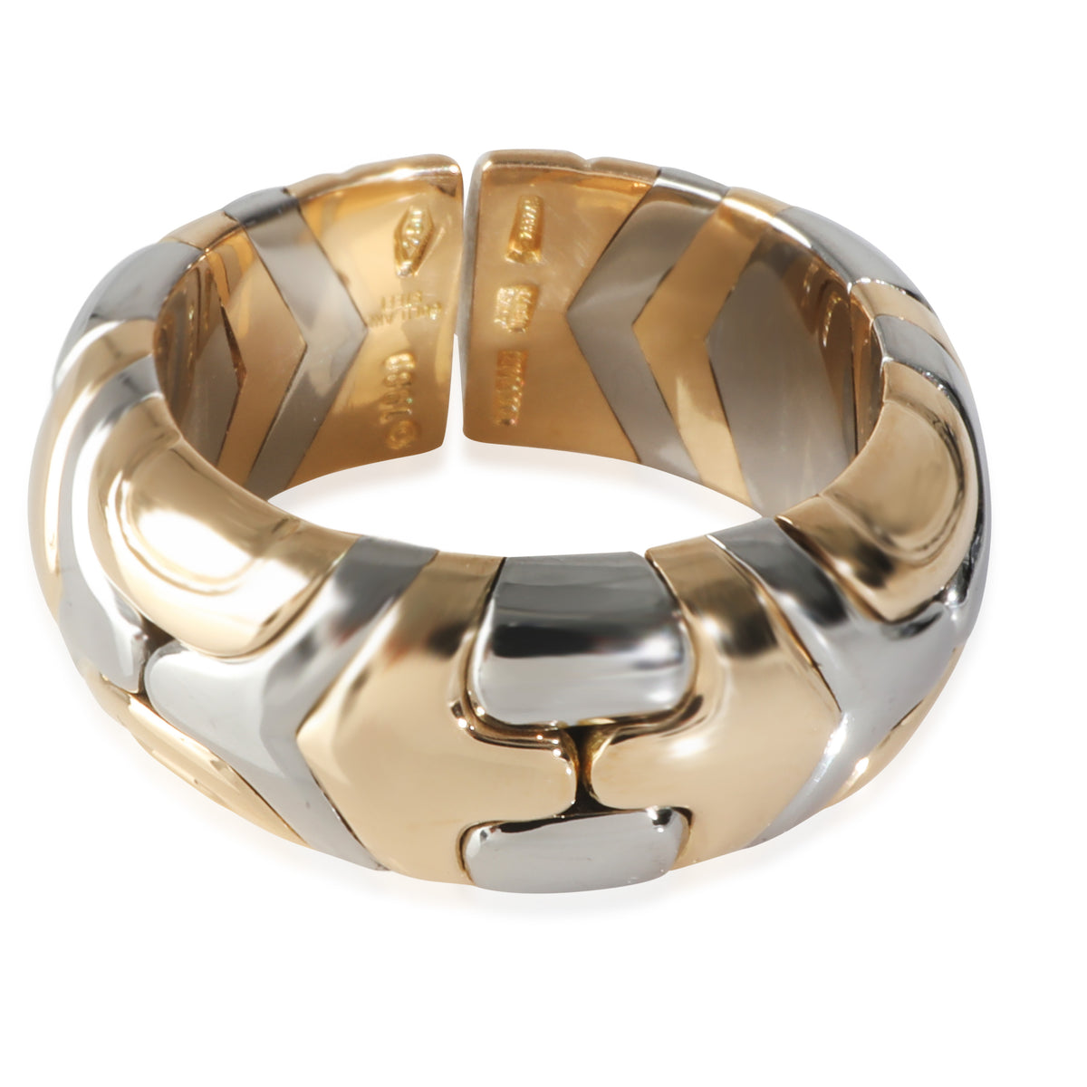 Yellow Gold & Steel  Alveare Flexible Ring
