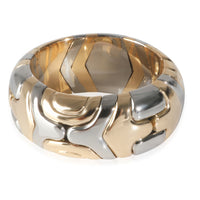 Yellow Gold & Steel  Alveare Flexible Ring