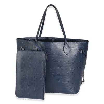 Blue Celeste Epi Neverfull MM