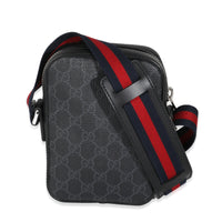 Black GG Supreme Canvas Small Messenger