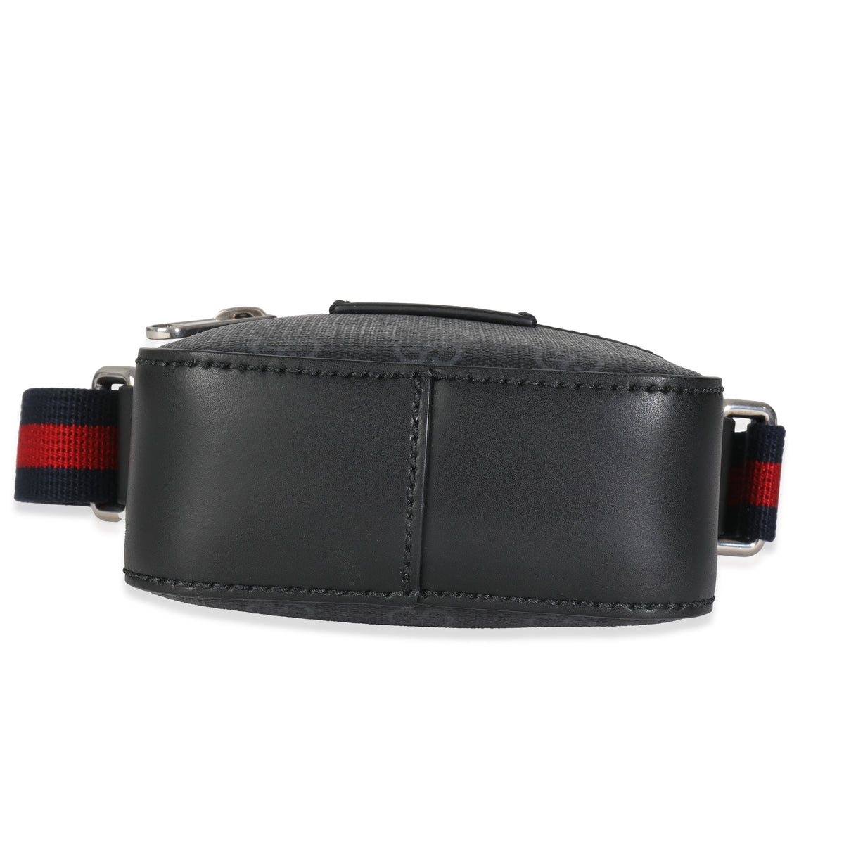 Black GG Supreme Canvas Small Messenger