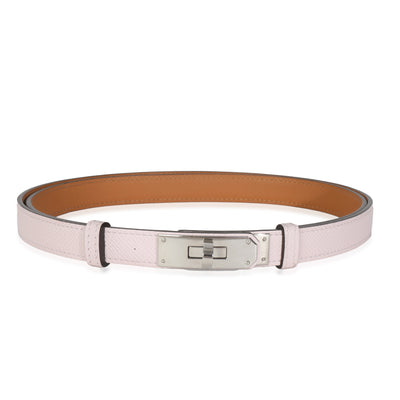 Mauve Pale Epsom Kelly 18 Belt PHW