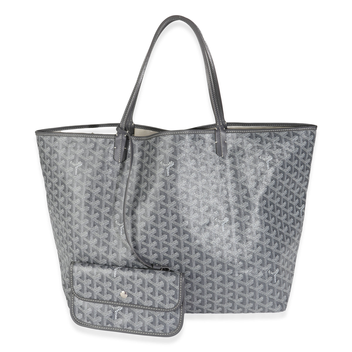 Grey Goyardine Canvas Saint Louis GM