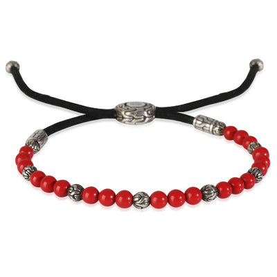 Sterling Silver Carnelian Carnelian Bead Bracelet