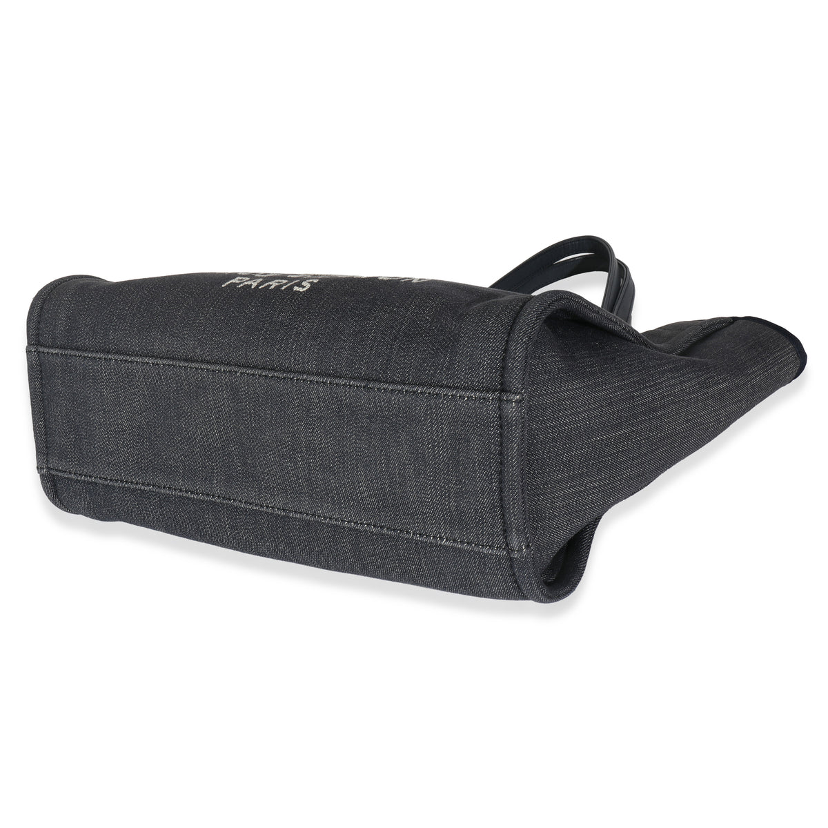 Dark Blue Denim Small Deauville Tote