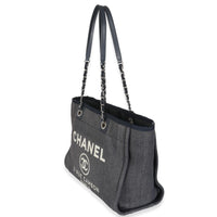 Dark Blue Denim Small Deauville Tote