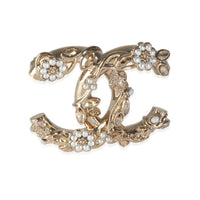 Gold-Plated  2022 Leaves Brooch