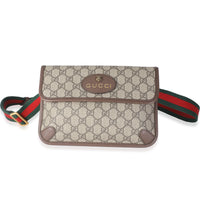 Beige GG Supreme Canvas Small Vintage Neo Belt Bag