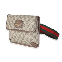 Beige GG Supreme Canvas Small Vintage Neo Belt Bag