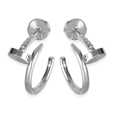 White Gold  Small Model Juste Un Clou Earrings