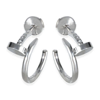 White Gold  Small Model Juste Un Clou Earrings