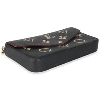 Black Beige Empreinte Monogram Giant Felicie Pochette