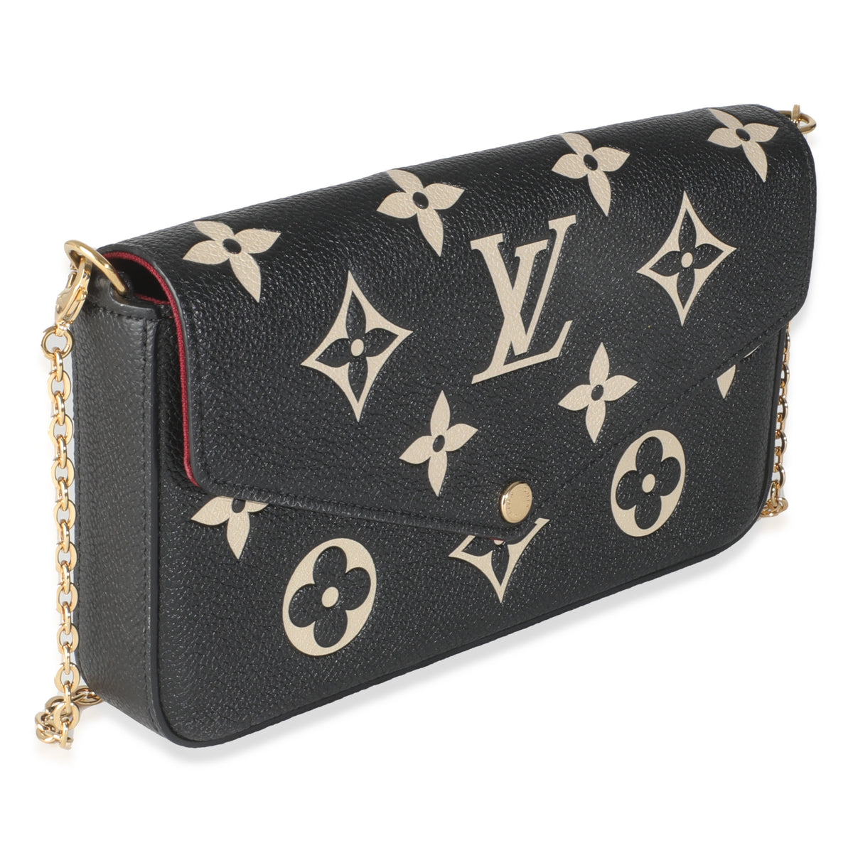 Black Beige Empreinte Monogram Giant Felicie Pochette
