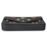 Black Beige Empreinte Monogram Giant Felicie Pochette