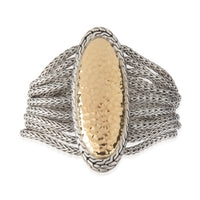 Yellow Gold & Sterling Silver  Palu 9 Strand Bracelet