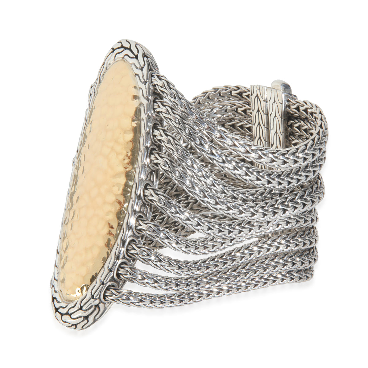 Yellow Gold & Sterling Silver  Palu 9 Strand Bracelet
