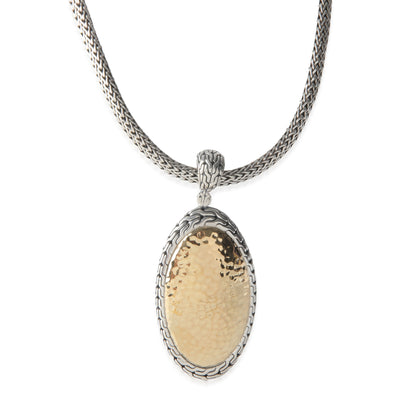 Yellow Gold & Sterling Silver  Palu Enhancer Necklace