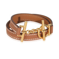 Gold-Plated  Croisiere Double Tour Bracelet