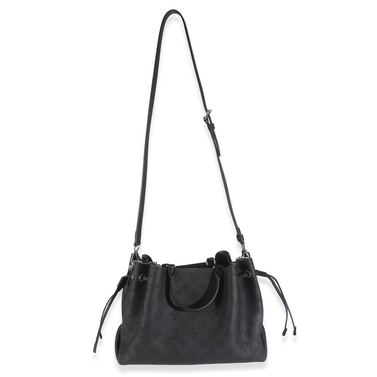 Black Monogram Mahina Bella Tote