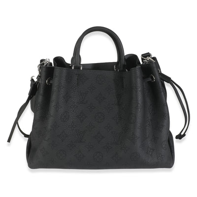 Black Monogram Mahina Bella Tote