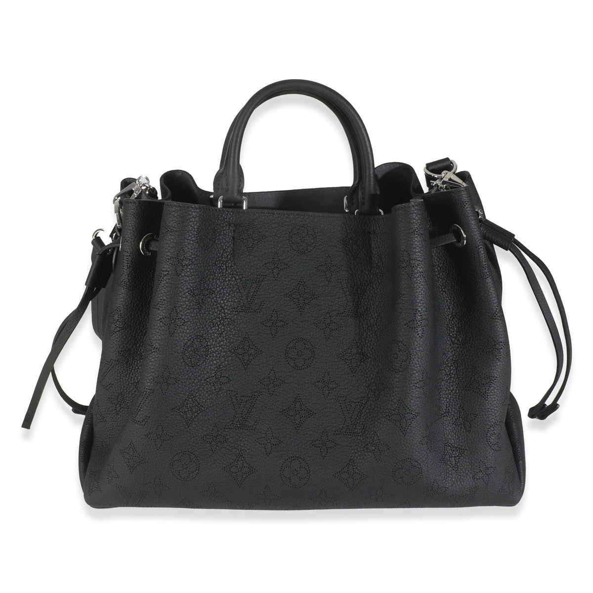 Black Monogram Mahina Bella Tote