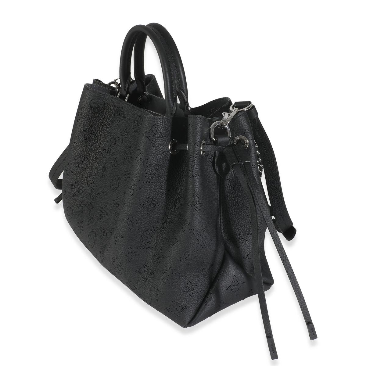 Black Monogram Mahina Bella Tote