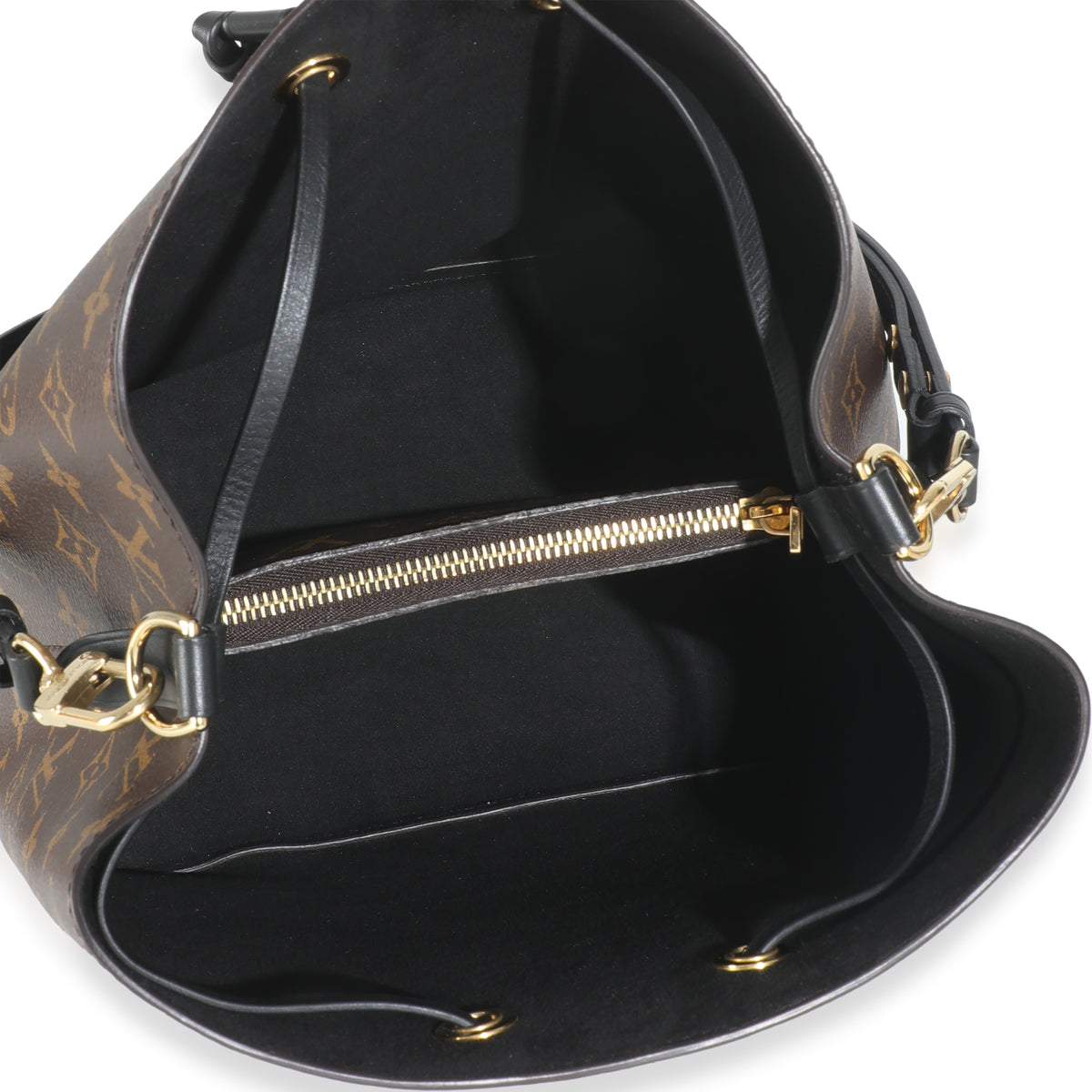 Black Monogram Canvas Neonoe MM