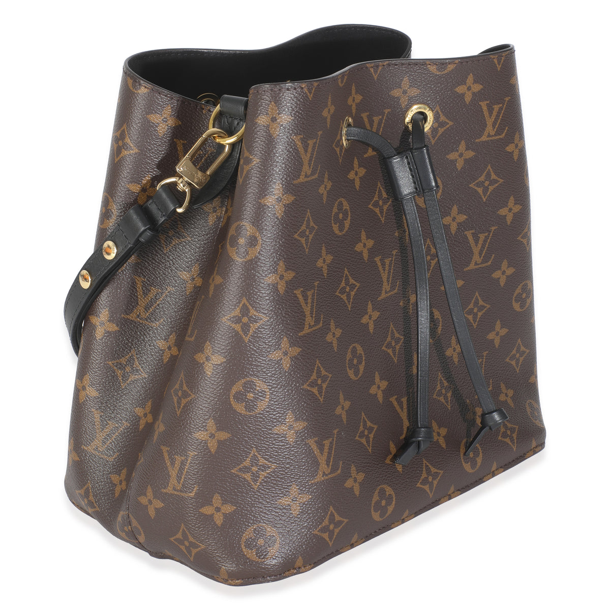 Black Monogram Canvas Neonoe MM