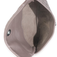 Dark Beige Intrecciato Nappa Mini Turnlock Crossbody Bag