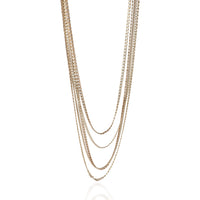 Gold-Plated  2016 Multistrand Necklace