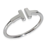White Gold  Tiffany T Wire Ring