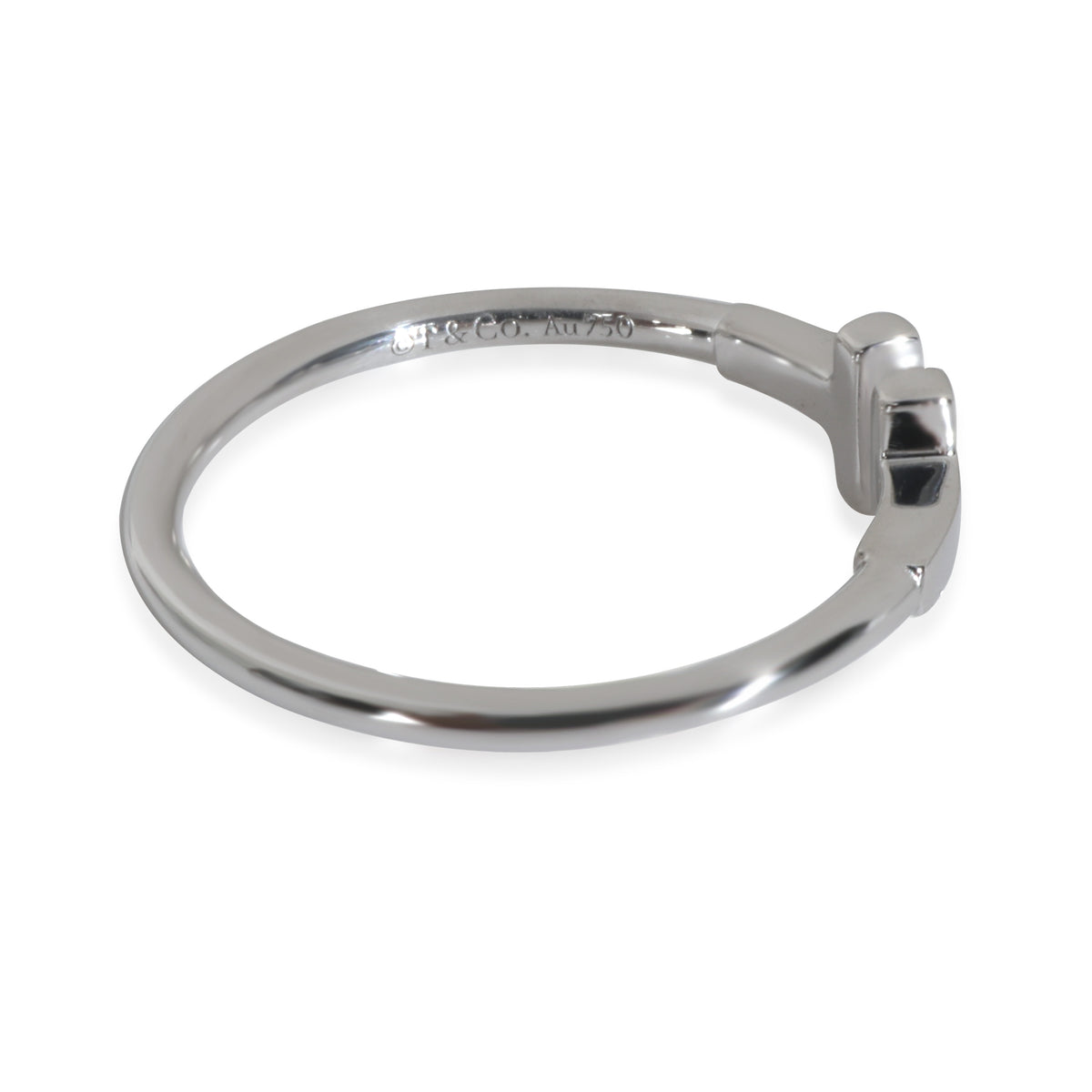 White Gold  Tiffany T Wire Ring