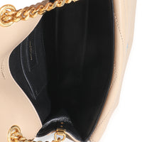 Beige Chevron Quilted Lambskin Mini Sulpice